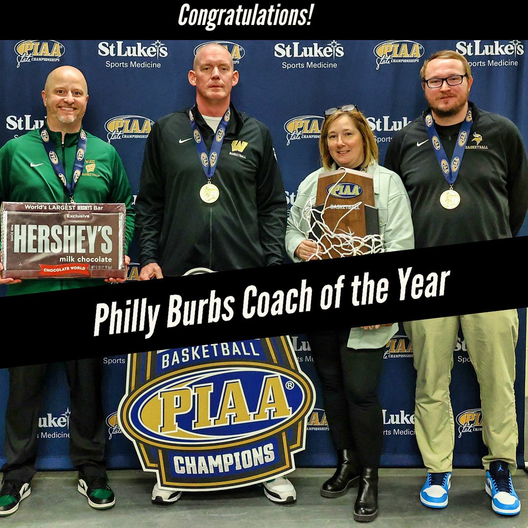 Congratulations to Coach Mike McDonald who was named Philly Burbs’ Coach of the Year for the BucksMont Area and to the entire coaching staff this season: Tom McGill, Wendy Young and Ray Horn. @HSGameOn phillyburbs.com/story/sports/h…