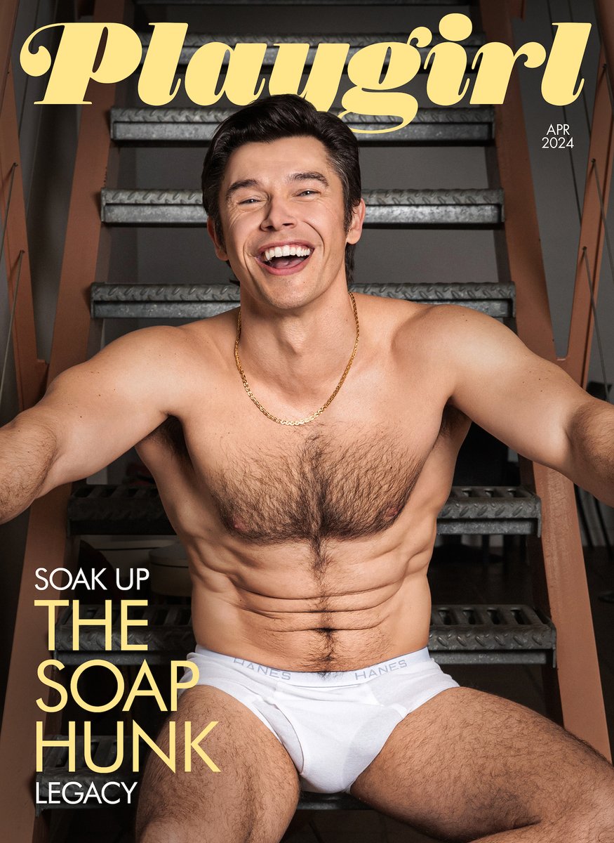 'Soak Up the Soap Legacy' debuts today on #Playgirl 😍 ▶️ playgirl.com #DaysofourLives @DaysPeacock cover star: @PaulTelfer creative director: @AskMrMickey story: @sndrsng photography: Katie Levine