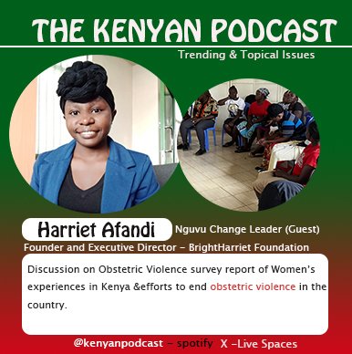 lnkd.in/dcByjXGz Join us on the Kenyan podcast Wednesday 10th April at 3pm on a discussion about the first OBV survey report in Kenya. kenyan podcast twitter (x) spaces withguest;Harriet Afandi of @nguvucollective