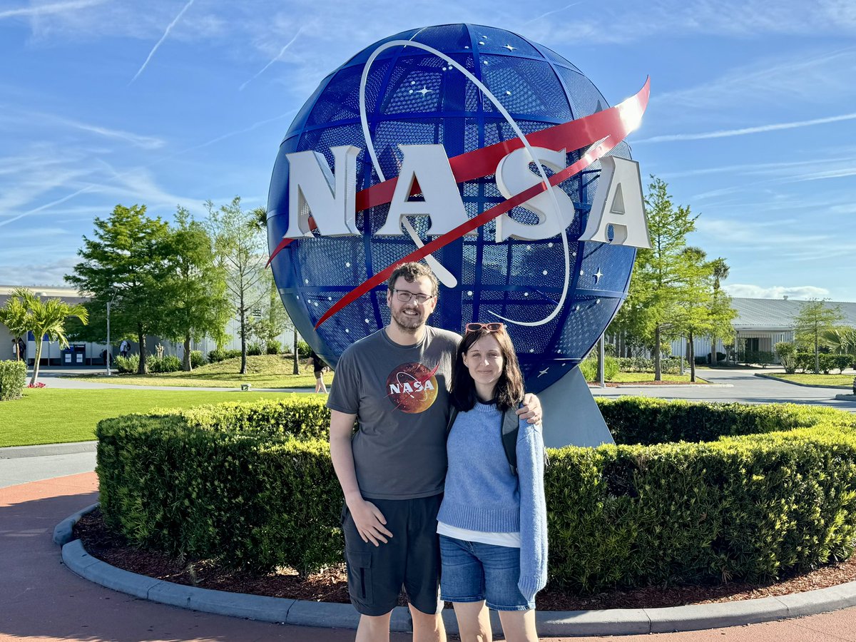 Watching the Solar Eclipse at @NASAKennedy was a pretty cool way to spend a Monday! Of course we didn’t get a total eclipse here in Florida, but at its peak there was 57% of the sun covered.