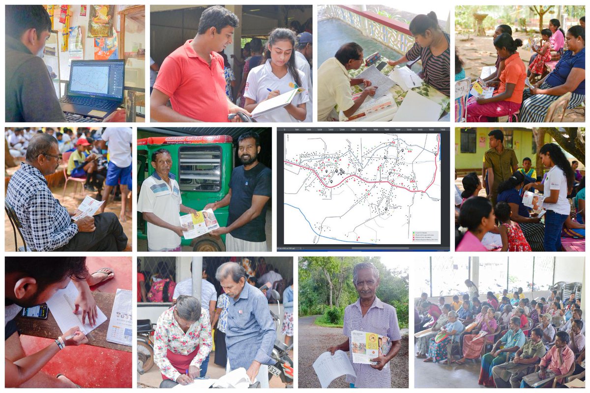 #WeAreECLIPSE Sri Lanka community leaders led an awareness campaign, reaching every household in the 3 ECLIPSE communities. They mapped those who are currently taking/have completed CL treatment & those who have suspected lesions @NIHRglobal #GlobalHealth #CutaneousLeishmaniasis