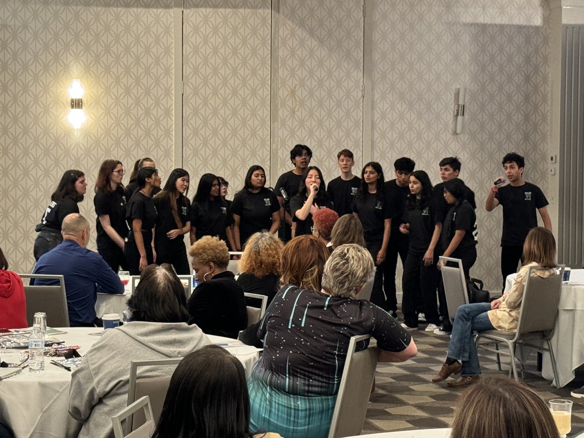 So proud of our NHS Choir Students from Major 6, performing beautifully at the National Mi-STAR Que Conference today in front of educators all over the state and country! #NoviPride