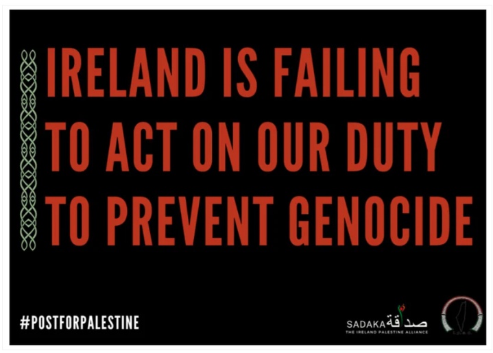 Add your name and constituency and Sadaka will print and post this postcard to the Taoiseach on your behalf for €1.80. The address is preprinted as all postcards will be delivered to Government Buildings on Merrion Street. Target is 20,000. Let's do it! lovefromireland.ie/products/p4p