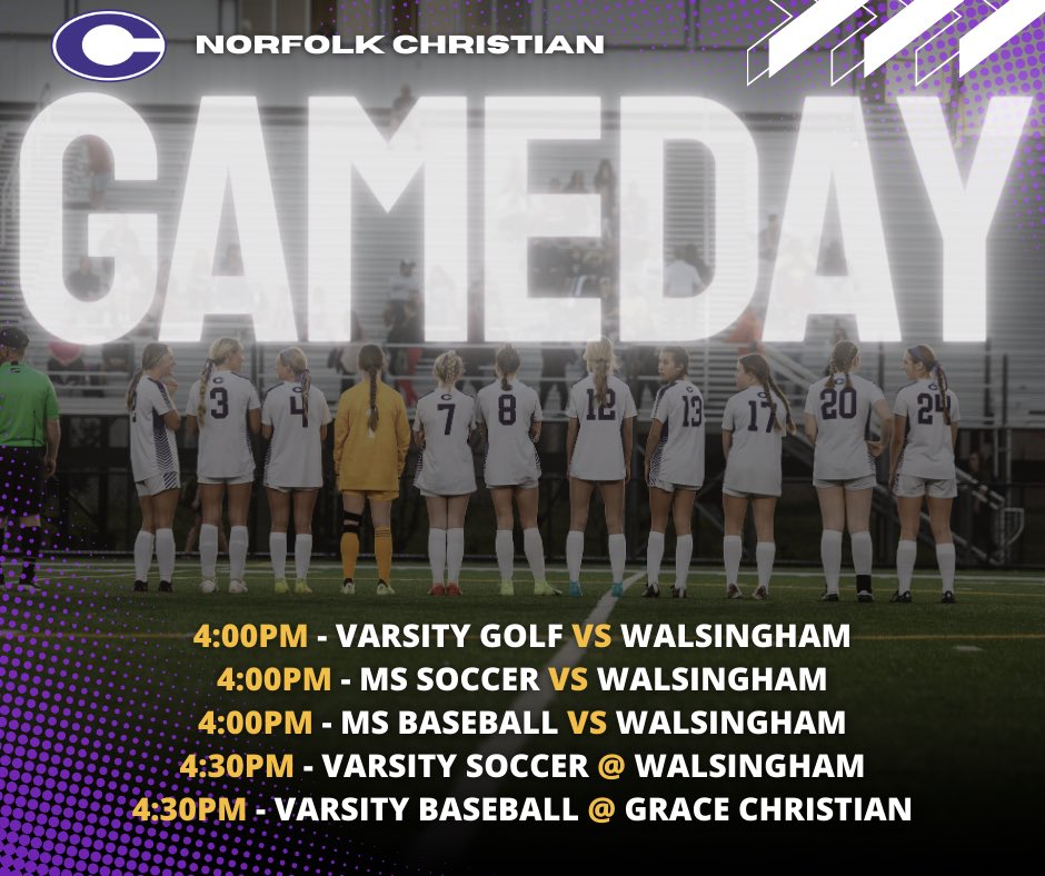 Happy gameday Ambassadors! Check out some of our home matches going on this afternoon and help us wish good luck to our teams that are traveling. Go Christian! #ALLIN #GOCHRISTIAN #TGBTG