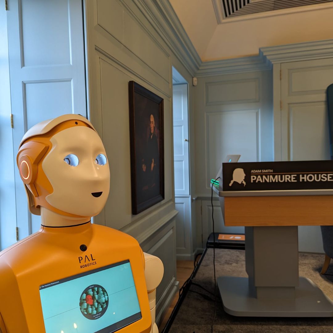 Thanks to @ediscifest and @NRobotarium for hosting Two Truths and A Robot Lie at Panmure yesterday! We were thrilled to have our robot friends spend the day with us. Did you come along to the event? Tag us in any snaps you took! @AdamSmithHouse @HWEngage