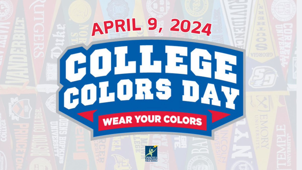 It's College Colors Day at SPS! 🐻 🐅❤️ Today, #TeamSPS is wearing their alma mater's colors and showing their school spirit. More than 2,000 juniors can take the ACT for free today. Are you wearing YOUR COLORS? Tag us or reply below! We'll RT our faves.