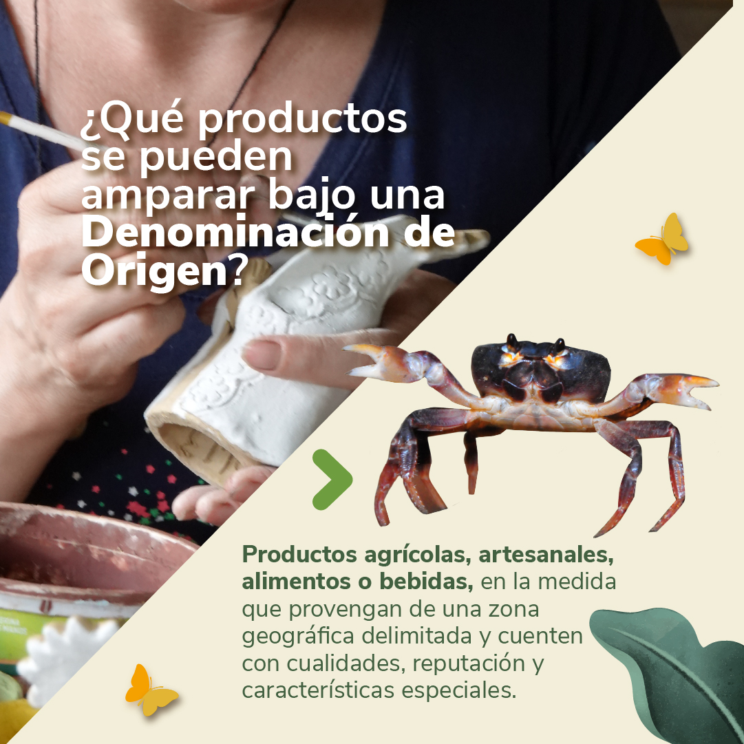 Una Denominación #DeOrigenColombiano🇨🇴 es un signo que se utiliza para identificar productos que tienen un origen geográfico concreto y poseen cualidades, características y reputación de un lugar. ¡Son productos que nos llenan de orgullo y nos representa en el mundo! 💛💙❤️