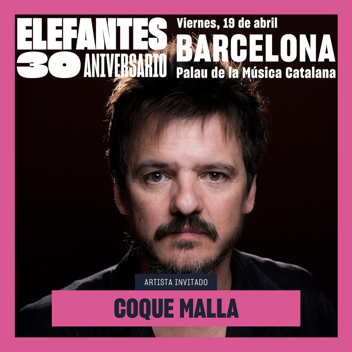 Llevo 40 años en los escenarios y nunca había estado en el Palau de la Música. Y en este año, dos veces en dos meses. Qué maravilla. Esta vez de invitado de mis compadres Los Elefantes. ¡Un honor! @ElefantesMusic