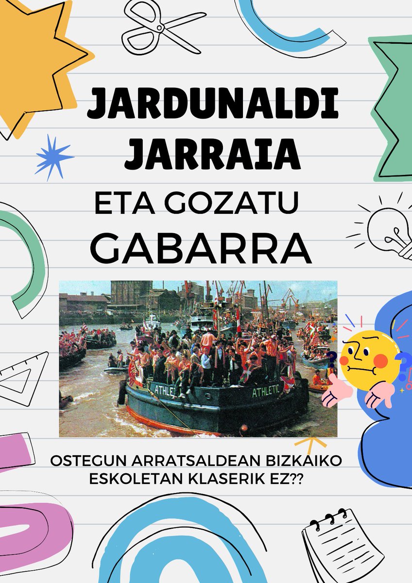 A veces qué fácil resulta pasarse a la #jornadacontinua! 🙄 / Batzutan zein erraza den #jardunjarraia lortzea!
