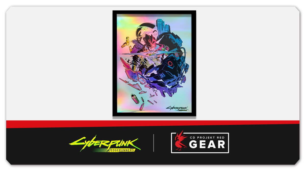 Get ready to glitch into the neon-soaked universe of #Edgerunners with this mind-bending lithograph of David and Lucy! 🖌️ Artwork by @sushio_ of @trigger_inc Available in @CDPRGear 👇 cp2077.ly/EdgerunnersPri… cp2077.ly/EdgerunnersPri…