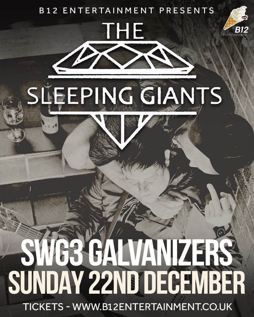 𝗢𝗡 𝗦𝗔𝗟𝗘 𝗡𝗢𝗪 Scottish group The Sleeping Giants headline SWG3 Galvanizers on Sunday 22 December 2024. 𝗧𝗜𝗖𝗞𝗘𝗧𝗦 → swg3.tv/events/2024/de…