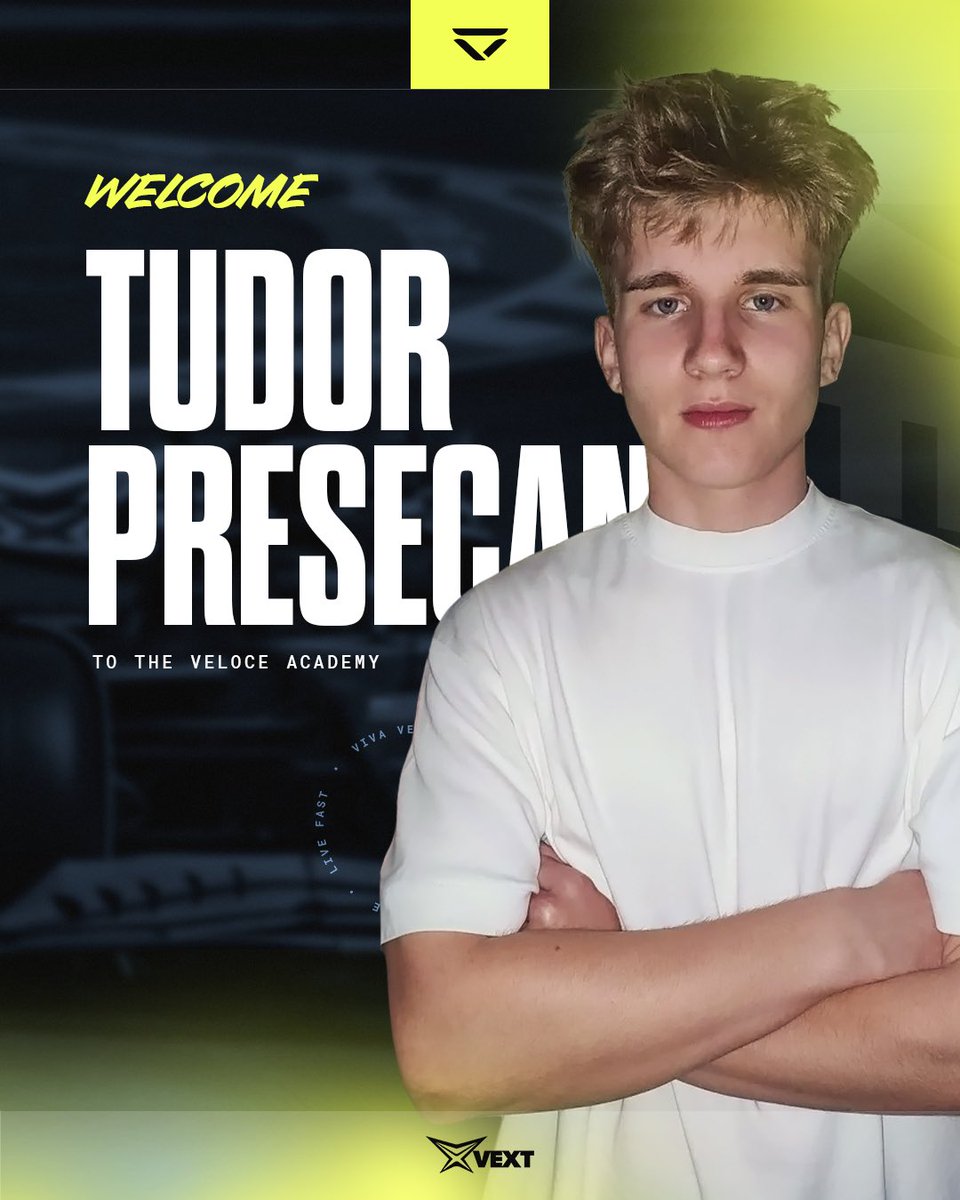 WELCOME | Tudor Presecan ✍️

We are delighted to announce the signing of @TudorPresecan to the Veloce Academy! 🔥

The 15 Year-Old from Romania has shown to be one of the brightest stars on console right now with no signs of slowing. 🙌

Welcome, Tudor! 💜

#VivaVeloce