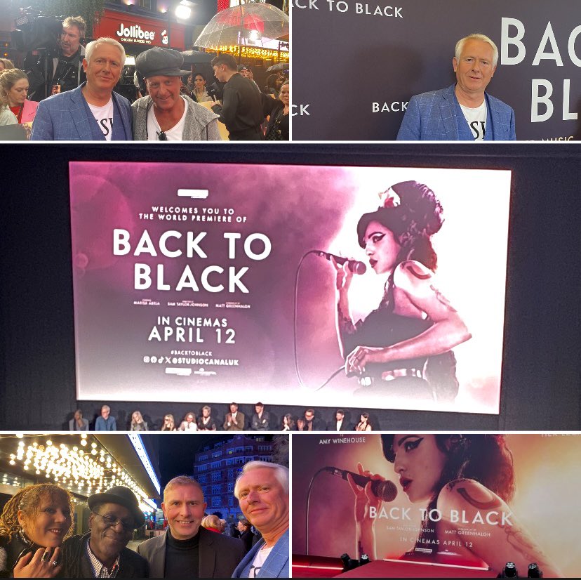 Great to attend last night’s World Premiere of the film Back to Black , a biopic on the life of @amywinehouse. Stunning performances by Marisa Abela_& @eddiemarsan and cast and beautifully directed by @SamTaylorJ and an amazing score by @nickcave A must see film.