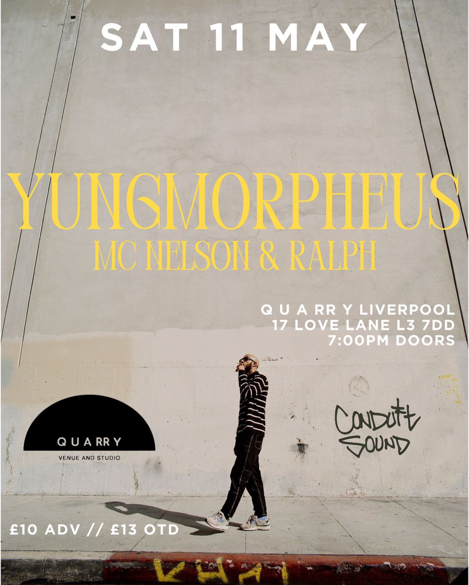 MC Nelson (@mcnels0n) on Twitter photo Liverpool crew it’s another underground hip hop extravaganza at Quarry alongside <a href="/yungmorpheus44/">YUNGMORPHEUS</a> 🙌🏿 Liverpool crew it’s another underground hip hop extravaganza at Quarry alongside <a href="/yungmorpheus44/">YUNGMORPHEUS</a> 🙌🏿
