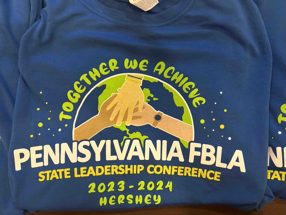 Attention! There are limited State Leadership Conference shirts left for sale at the info desk! Make sure to get yours soon!