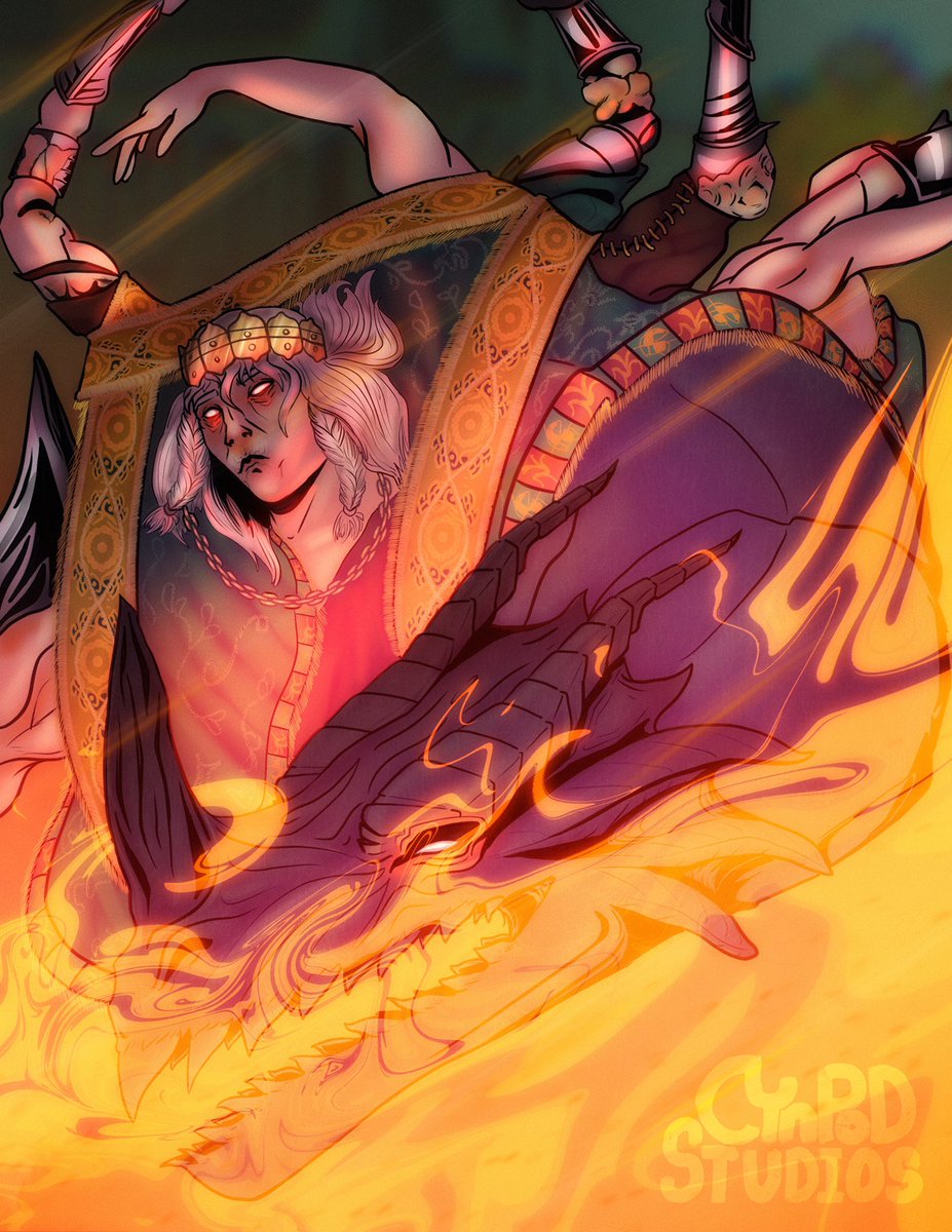 It’s #PortfolioDay ! 
Howdy! I’m Cynpod and I am a digital artist who loves making fantasy and TTRPG related art! 
Comms are open, check my pinned!