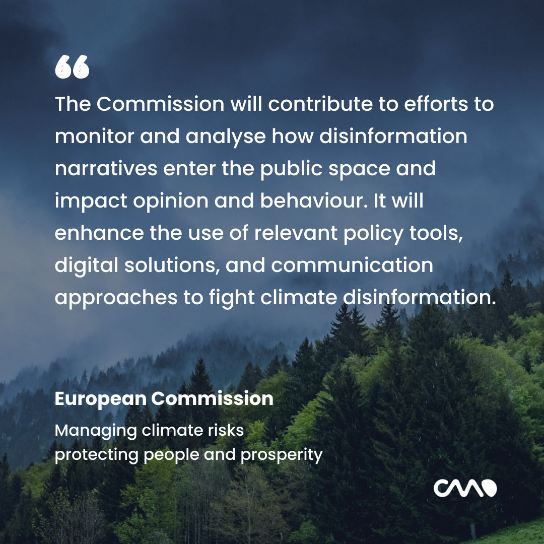 🌍 Big win against #ClimateDisinfo: EU Commission boosts efforts to monitor impact & combat with policy tools, digital strategies & comms. This includes ensuring Digital Services Act compliance & advocating for accurate climate science on social media. buff.ly/43Va434