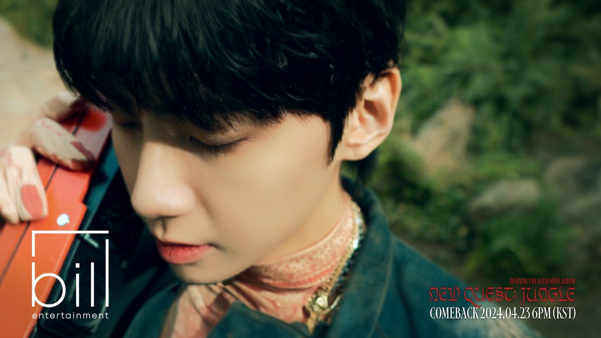 LJH_official's tweet photo. [🎬]

이진혁(LEE JIN HYUK)
6th Mini Album [NEW QUEST: JUNGLE] 

Comeback Trailer : NEW QUEST
https://t.co/zBGcIBMdQu

2024.04.23 6PM (KST) 

#이진혁 #LEEJINHYUK
#NEW_QUEST_JUNGLE https://t.co/pp7DbWxuza