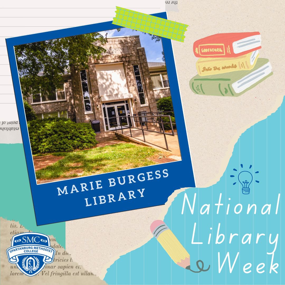 📚 Happy National Library Week! 📚Cheers to the amazing Burgess Library team at SMC for their dedication to students and love of books! 📖 Let’s celebrate their commitment to creating a vibrant learning environment for our students! 🎉📓💻🎒 #NationalLibraryWeek #BurgessLibrary