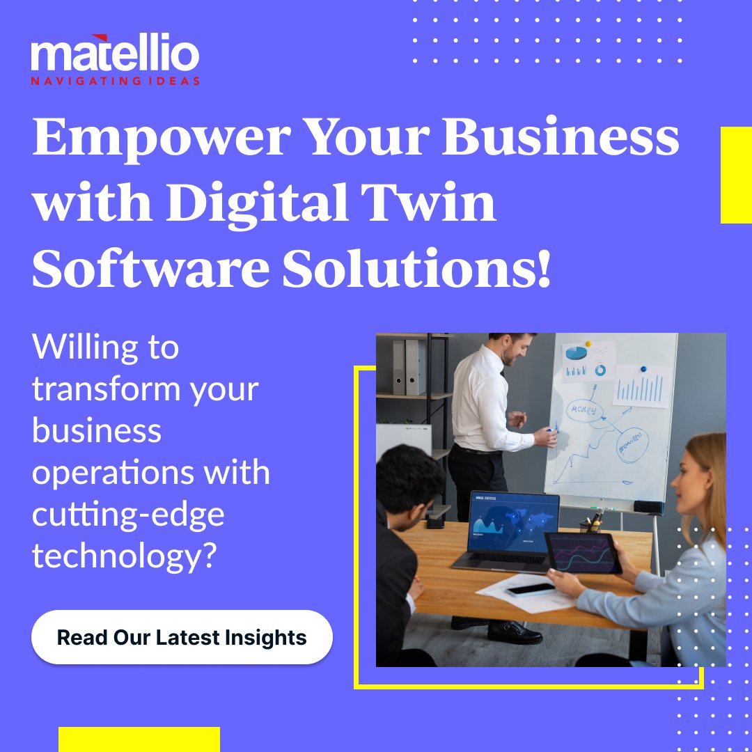 Matellio_Inc's tweet image. Unlock your business potential with digital twin software for streamlined operations and exponential growth. Step into the future of digital transformation now! matellio.com/blog/digital-t…
#DigitalTwinSoftware #BusinessInnovation #OptimizedOperations #GrowthDriven #Matellio