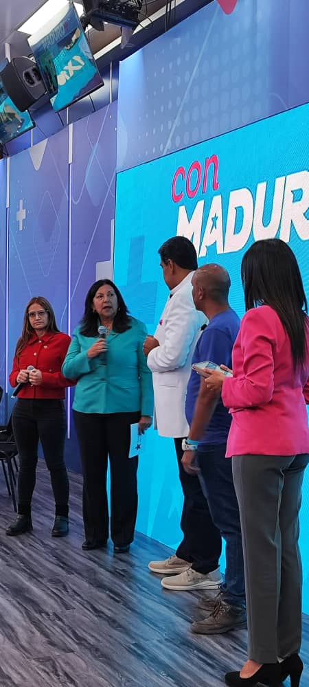 Alcaldesa @gestionperfecta participó en el programa @ConMaduroMas_ en donde describio el proceso de rehabilitación del CDI Jorge Eliécer Gaitán de La Quebradita 1, en El Paraíso, atendiendo reporte realizado por medio del 1X10 del Buen Gobierno. #AvanzaPuebloUnido #9Mar #Oriele