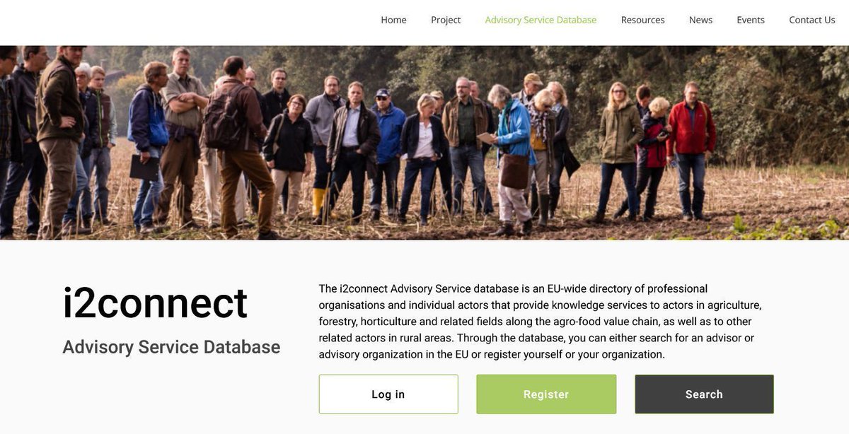 We invite all #advisors and advisory organisations that facilitate innovation processes in European agriculture and forestry to join our #advisory #network and raise the representation of their countries! Register at #i2connect #AFASdatabase at 👉 db.i2connect-h2020.eu