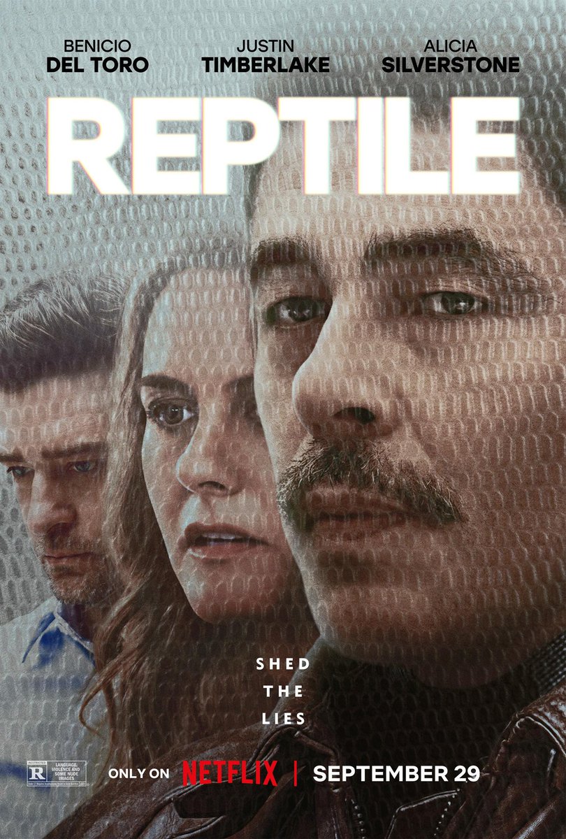 Some of these recent posters of shows on #Netflix have been exceptional. The textures are like a literal play on the title of the movie or series. Neat. #Ripley #Reptile