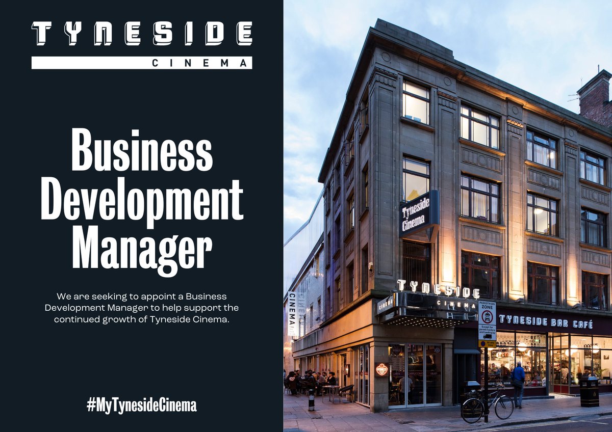 WE ARE HIRING! We are seeking to appoint a Business Development Manager to help support the continued growth of Tyneside Cinema. To apply and find out more, follow the link: tynesidecinema.co.uk/about-us/jobs-… #MyTynesideCinema #tynesidecinema #northeastjobs