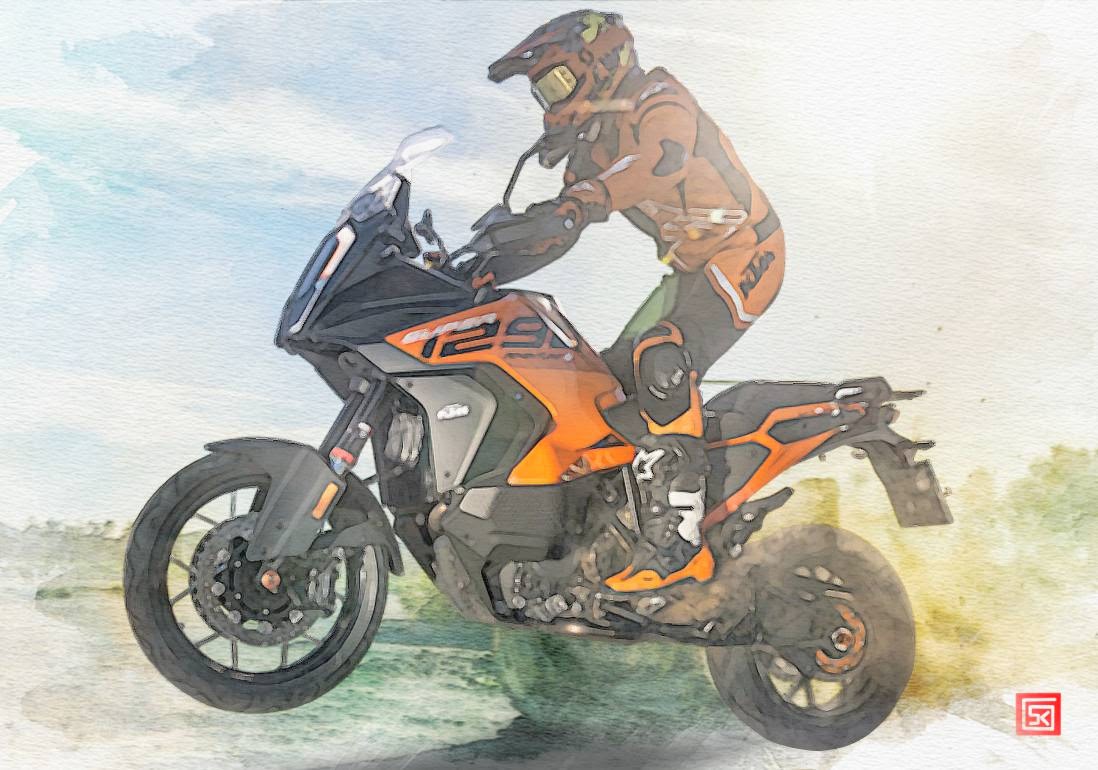 #KTM #1290SuperAdventure #イラスト #バイクイラスト #バイク乗りと繋がりたい  #バイク好きな人と繋がりたい  #イラスト好きな人と繋がりたい
