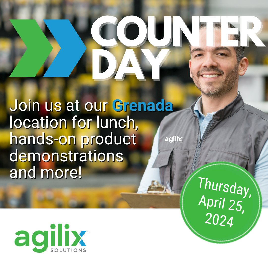 Join Agilix Solutions on 4/25 in Grenada, MS, for hands-on demonstrations on the latest products and visit with experts from @appletonec, Mersen, and, @MilwaukeeTool. Click the link for more info: bit.ly/3V4nyHd Lunch will be provided. 🍔