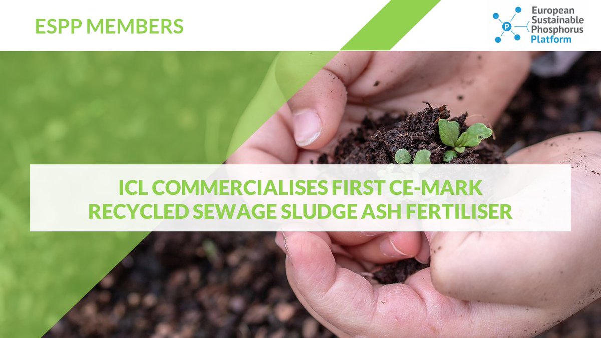 ICL has launched the first fertiliser #recovered from #sewage #sludge #incineration #ash to have obtained the CE-mark (FPR certified). A batch of over a thousand tonnes has been produced and commercialised at ICL’s existing processing plant in Amsterdam👉 lnkd.in/d8NDHgw3