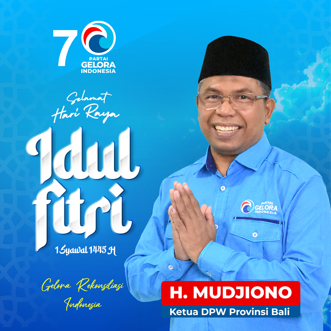 Selamat Hari Raya Idul Fitri 1 Syawal 1445 H

Di penghujung Ramadhan 1445 H ini, semoga Allah SWT menerima semua amal amal kita, dan memberikan kita derajat takwa atas ramadhan yang telah kita jalani.

#idulfitri #iedmubarak #lebaran #gelora #bali #hmudjiono