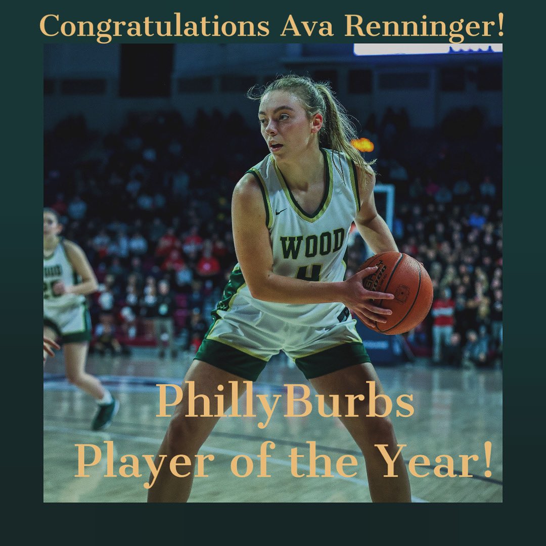 Congratulations to Ava Renninger who was named the PhillyBurbs Player of the Year for the BucksMont Area! Well deserved phillyburbs.com/story/sports/h…