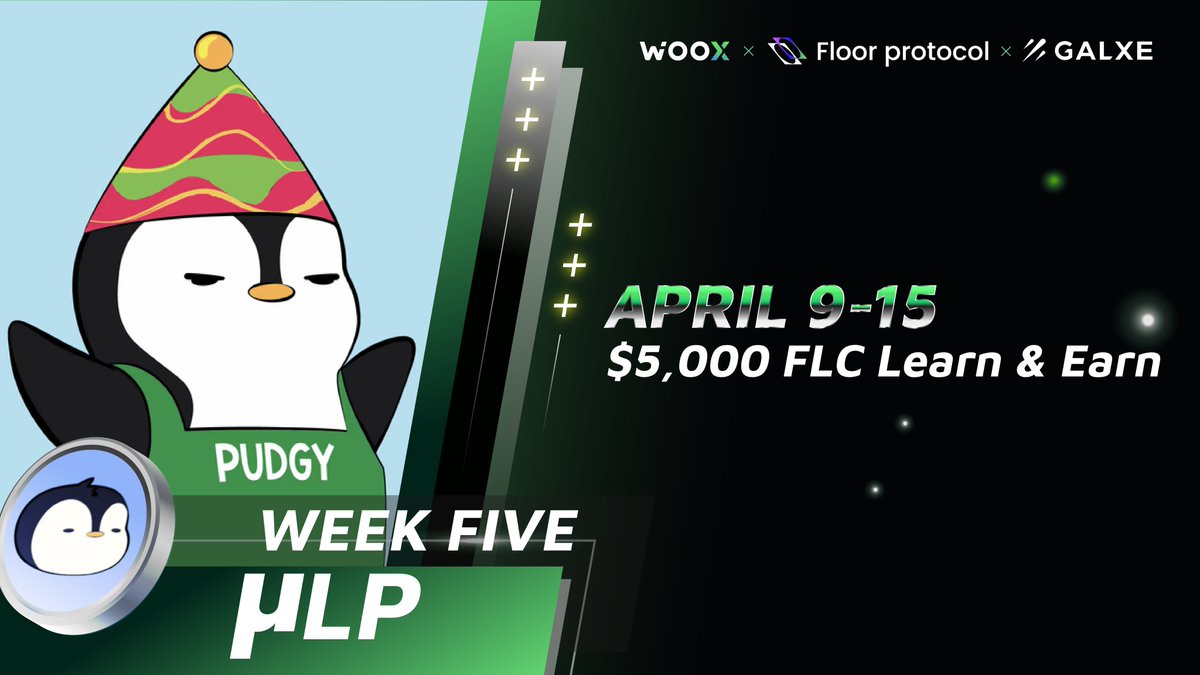 WOO X (@_woo_x) on Twitter photo What they lack in size, they make up for in might…
Learn & earn a share of $5k in week 5 of the μtoken Uprising as we feature one of the coolest NFT collections on the block: <a href="/LilPudgys/">Lil Pudgys</a> 🐧
app.galxe.com/quest/woo/GCj4… What they lack in size, they make up for in might…
Learn & earn a share of $5k in week 5 of the μtoken Uprising as we feature one of the coolest NFT collections on the block: <a href="/LilPudgys/">Lil Pudgys</a> 🐧
app.galxe.com/quest/woo/GCj4…