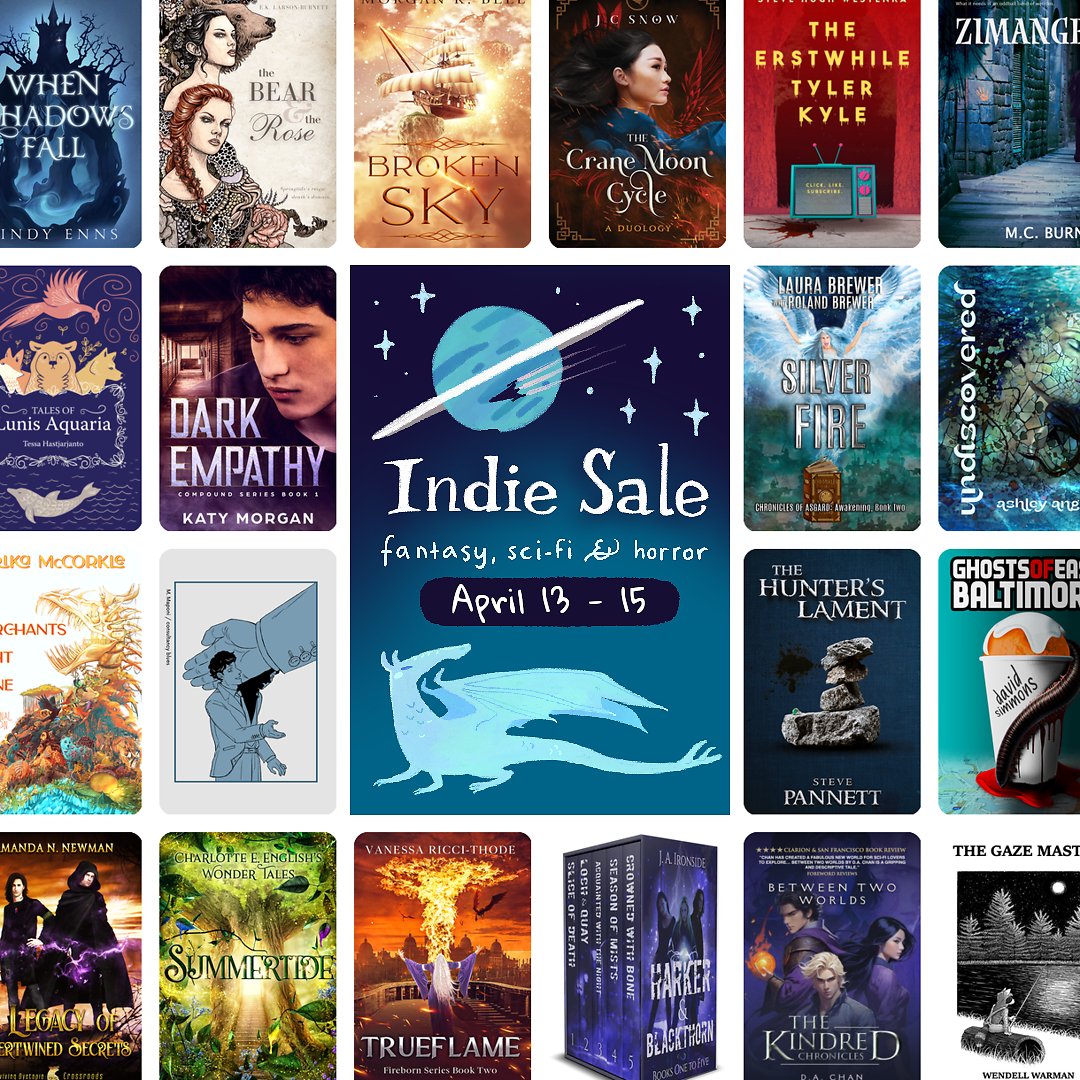 Do you love #indie books, #booktwt? Do you want to get lost in fantastical worlds, or want to go on space adventures? Pick up free and discounted #fantasy and #science fiction books this weekend! indiebook.sale