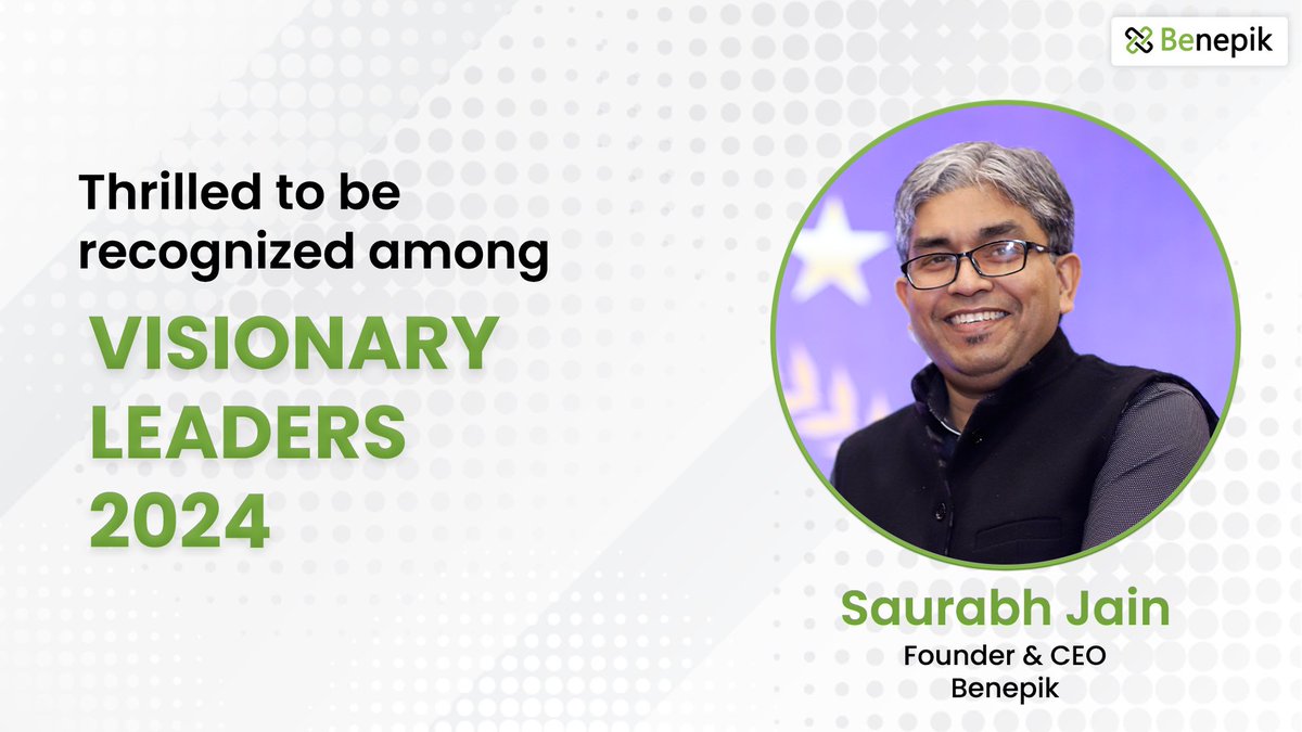 Excited to share the news of @Sau_org & @BenepikPerks being recognized among Visionary Leaders- 2024! @TOIIndiaNews

Read more at: bit.ly/3vSn6Bx

#recognitionrevolution #Benepik #rewardsandrecognition #employeeengagement #EmployeeExperience