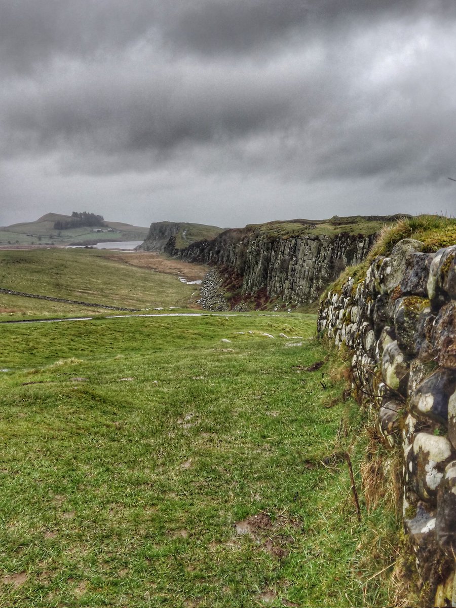 #hadrianswall #nationaltrail on a very, very wet Tuesday afternoon 🌧️☔🌧️