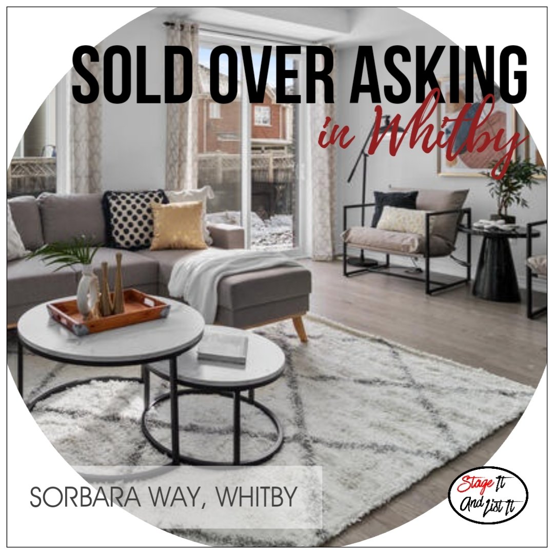 And this Brooklin townhouse has #SOLD over asking! Amazing, amazing results ❤️. Huge congrats and thank you to these Sellers, and listing agent @chrispyketeam. Styled by @stageitandlistit.
.
.
#stageitandlistit #homestaging #stagingsells #staging #staginghomes #realestatestaging