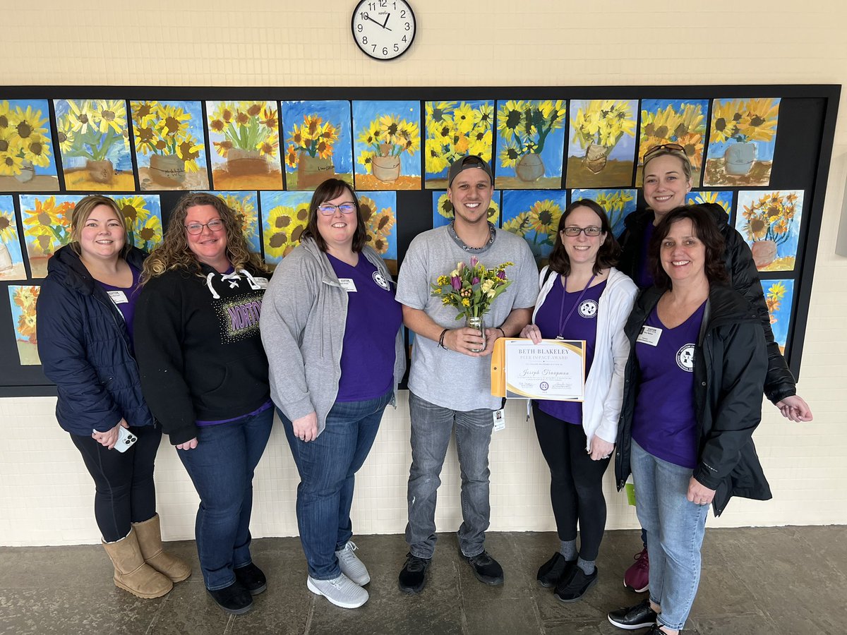 Congratulations to Mr. Joe @Joe_TraupmanLGN for winning the Beth Blakeley Peer Impact Award! Joe was nominated by his peers as someone who is always willing to go above and beyond. Thank you @NortonNEED!!