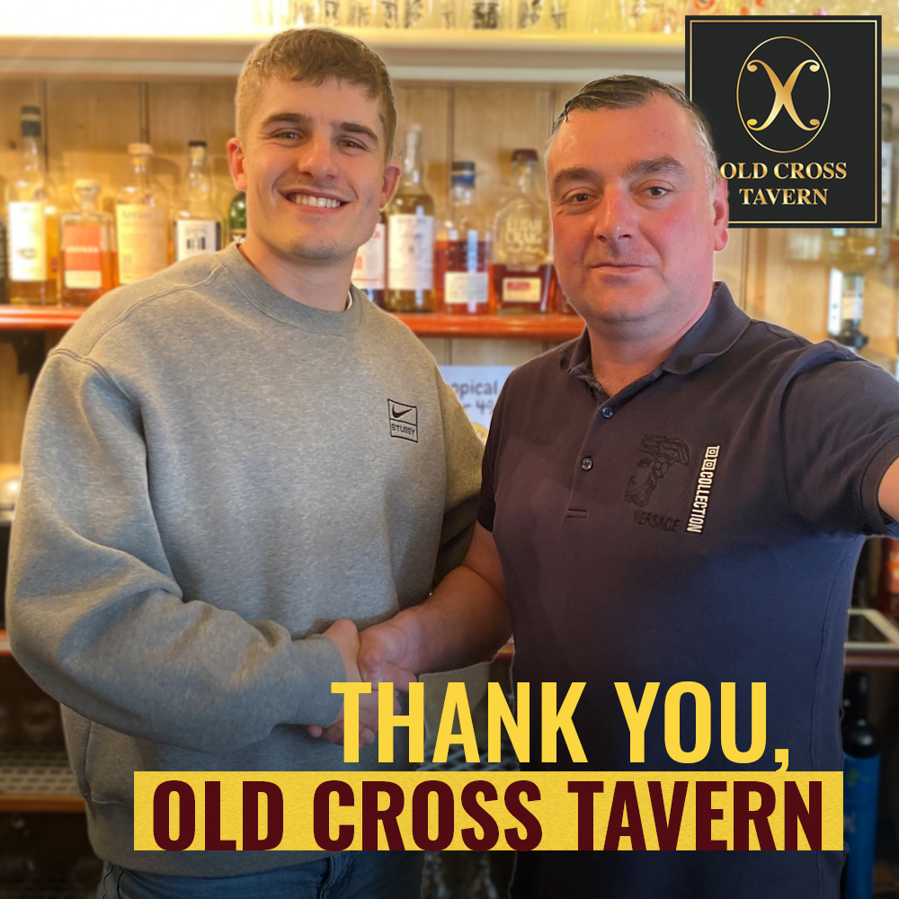 HCC are delighted to announce our new kit sponsor for the 2024 season - <a href="/OldCrossTavern/">Old Cross Tavern</a> - who are based on St Andrew’s Street in Hertford.

This latest sponsorship deal continues our long-standing relationship with OCT who have kindly supported the club over many years now.