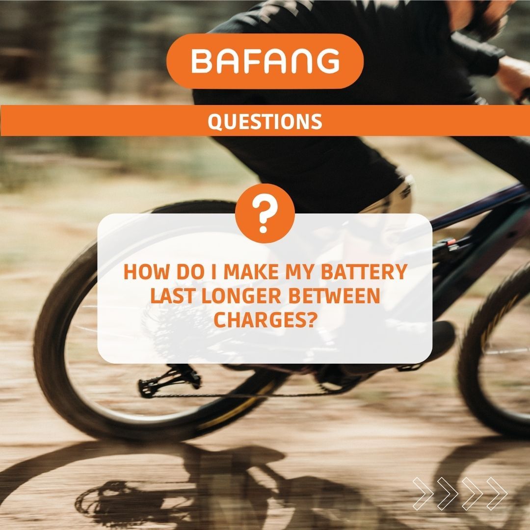BAFANGElectric's tweet image. How do I make my battery last longer between charges? 🤔 #BafangAnswers

Here are our top tips for longer uninterrupted rides:

#BatteryCare #eBikes #Bafang #eBikeLife #EngineeredToMakeYouSmile