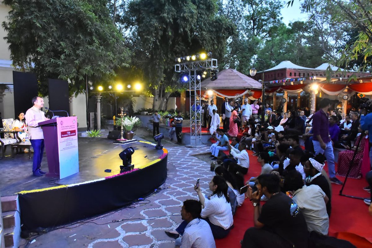 During his address at the 75th Foundation Day celebrations, DG ICCR, Sh. @ktuhinv , highlighted the seminal role played by ICCR. Over seven decades, ICCR has diligently pursued its mission of nurturing cultural exchanges, fostering mutual understanding, and promoting goodwill