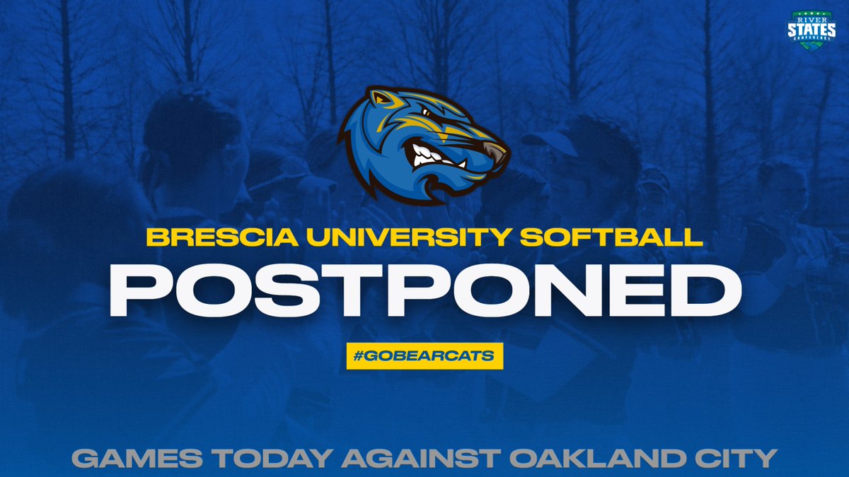 🚨 SCHEDULE CHANGE Today's conference games at home against Oakland City have been cancelled due to weather. These games will be made up at a date to be determined!