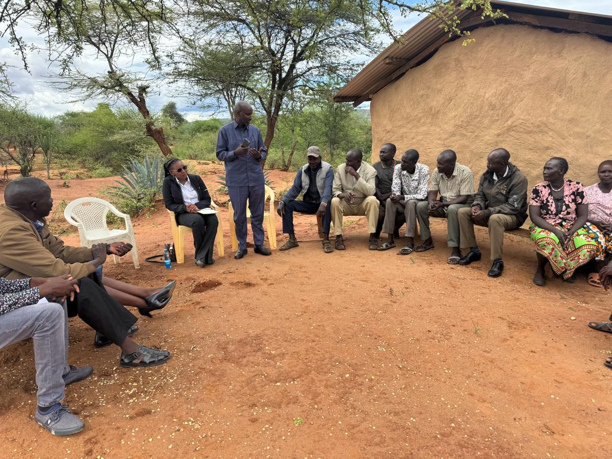 CA_Kenya's tweet image. At Emboasis Sub-location in West Pokot County, CA team engages residents on their experiences with mobile network connectivity in the area. It's among 16 Sub-locations connected through #UniversalServiceFund, ushering a world of immense possibilities to the residents. #ICTs4All