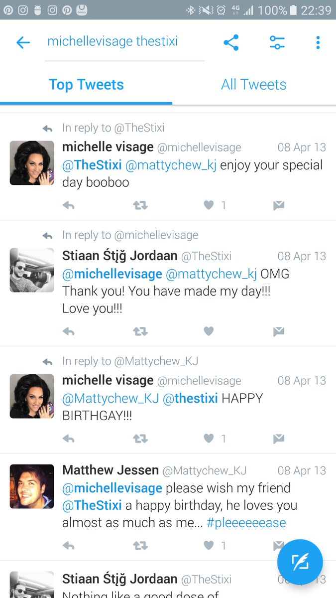 That time @michellevisage wished me happy birthgay! 11 YEARS AGO! #happymemories