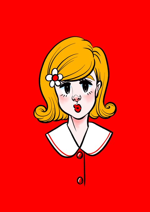 「髪飾り 赤シャツ」のTwitter画像/イラスト(新着)｜2ページ目