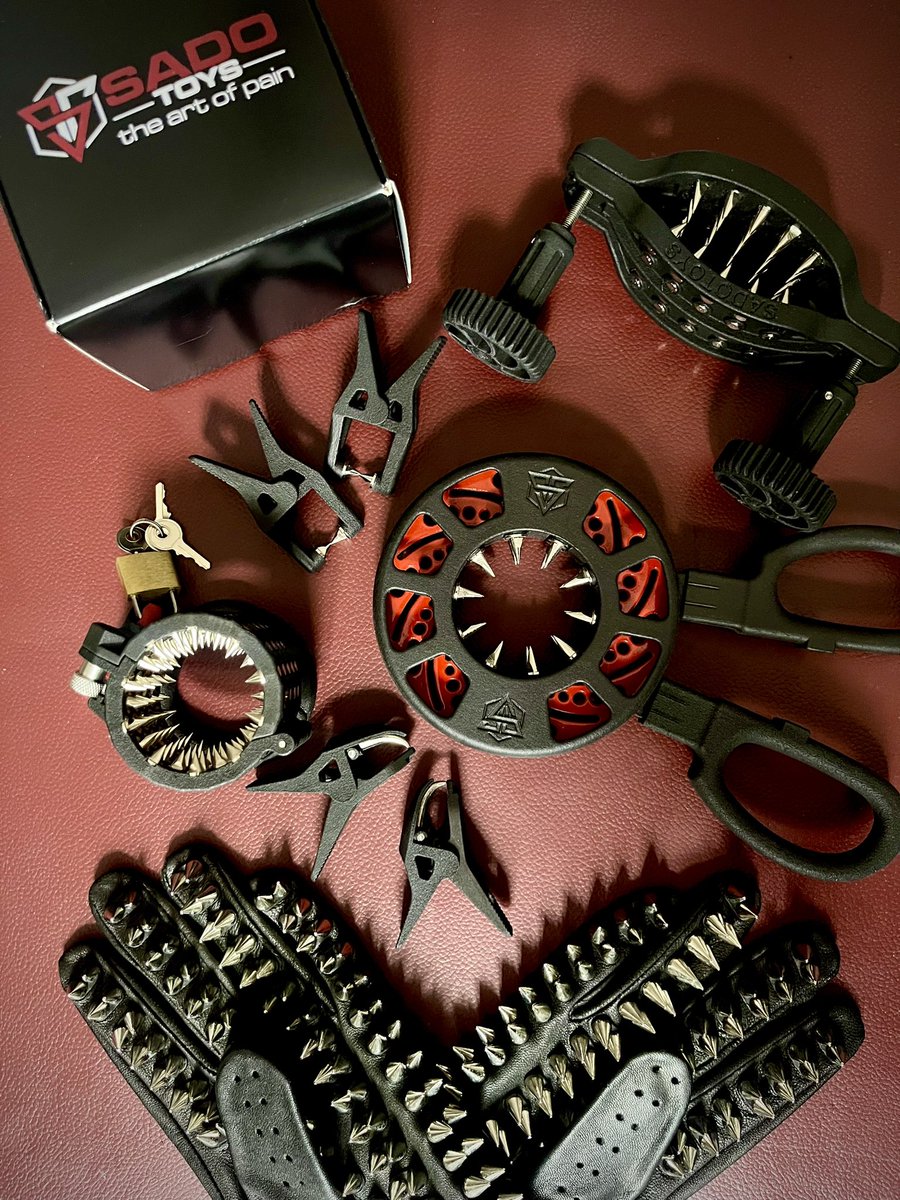 Worth the wait, just look at all those spikes!!! @SadoToys7, you take The Art of Pain to the next level. I can’t wait to use all of these incredible toys!