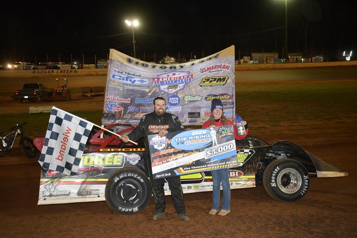 Dillon Brown put on a clinic at Sugar Creek Raceway Saturday night with @AmericanCrateAS. Details: tinyurl.com/ynp5usx9