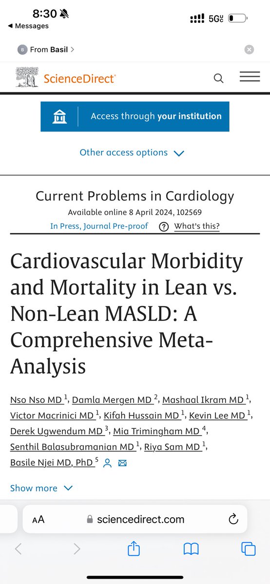 Excited to announce our latest publication.
 
Despite a favorable cardiometabolic profile and comparable MACE rates, lean individuals with MASLD face elevated cardiovascular mortality risk. 

sciencedirect.com/science/articl…