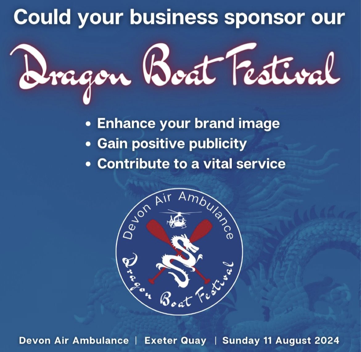 Could your business sponsor our 2024 Dragon Boat Festival? This event provides an opportunity for businesses and community groups to showcase their teamwork and competitive spirit! To find out how you can support us, download our sponsor pack here: daat.org/Handlers/Downl…